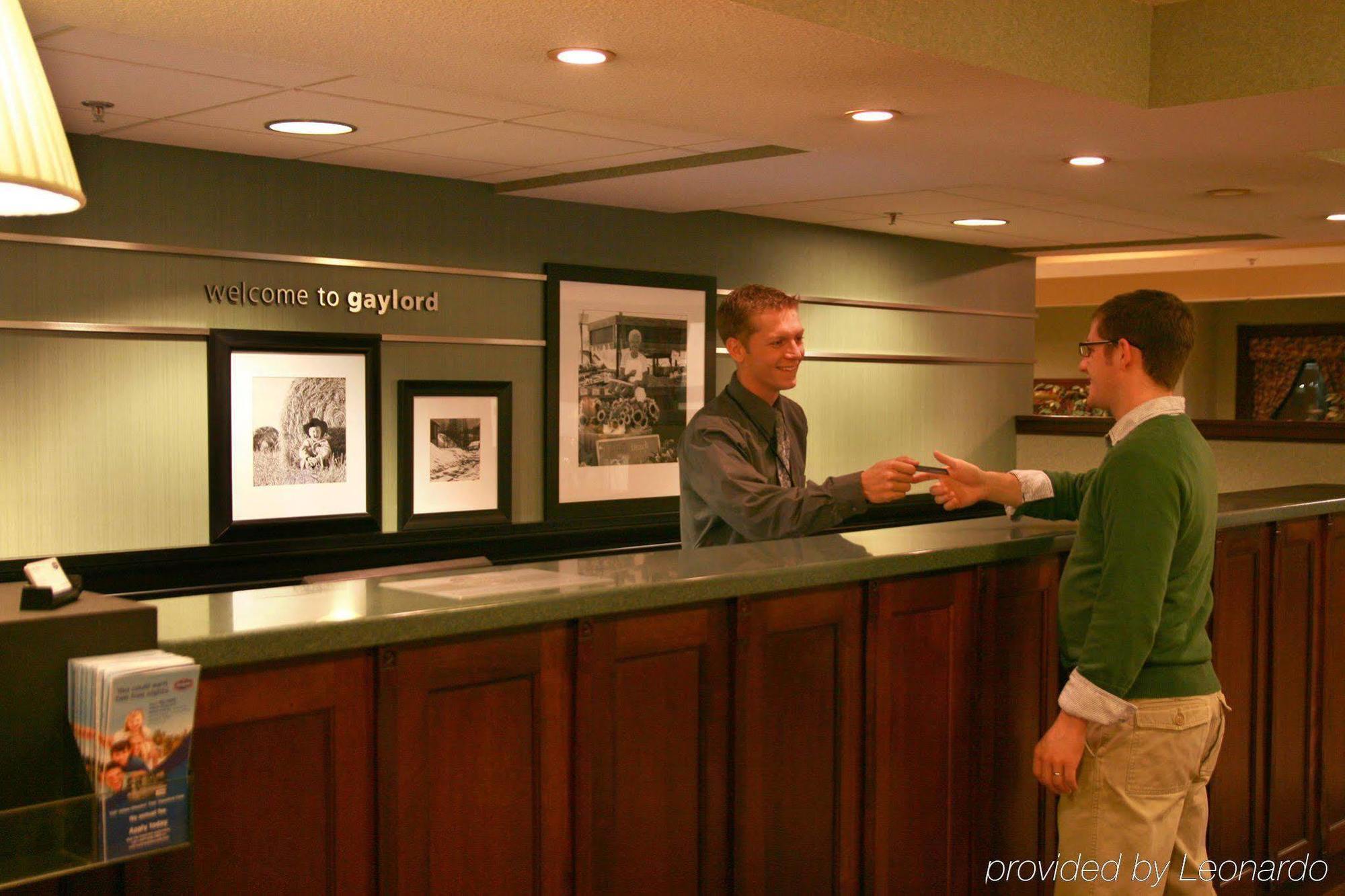 Hampton Inn Gaylord Inreriör bild